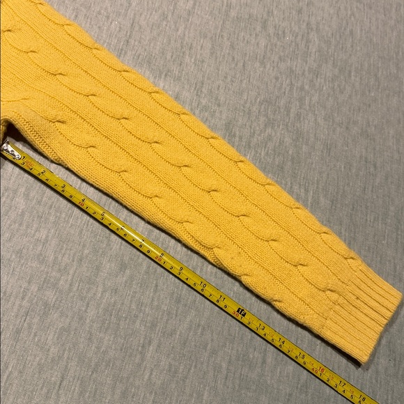 Ralph Lauren Yellow Lambswool Sweater - Picture 7 of 10